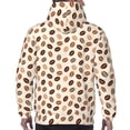 thumbnail image 5 of Hoodies for Men - Cute Coffee Bean Print Long Sleeve Comfrt Men'S Fashion Hoodies & Sweatshirts, Sweatshirts for Men Hoodies Pullover Clothing Clothes with Pouch, 5 of 7