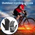 thumbnail image 3 of Fvsianol Cycling Gloves Ridding Gloves 1 Pair Touch Screen Non slip Cycling Gloves Breathable Holes Adjustable Fastener Outdoor Riding Sport Wear resistant, 3 of 6