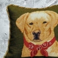 thumbnail image 2 of Handmade Wool Needlepoint Pillow Cover - Decorative Throw Cushion Cover - Vintage Floral Embroidery Design - Pillowcase for Sofa, Bed, or Chair - Rustic Home Decor, 2 of 5