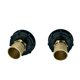 thumbnail image 1 of Conector de Montaje del Tanque de Agua IBC 1000L Sunnimix Adaptador de Latón de 1', 1 of 8