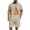 Khaki#2026 summer outfits-29, variant on VBTAPA Mens 2 Piece Cotton Linen Outfits Summer Beach Matching Sets Short Sleeve Button Down Shirts and Shorts Set with Pockets Khaki XL