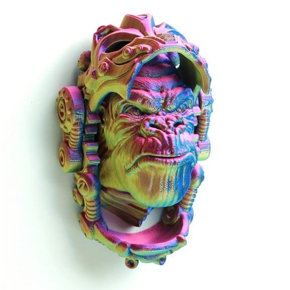 3D Printed Chimpanzee Avatar Mask Model,Flexible Animals Toy Statue,Movable Joints,Home Office Decor,Interesting Toys,Festival Gifts toco,Fidget Toys, Executive Desk Animals Toy