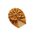 thumbnail image 2 of Seyurigaoka Baby Windproof Bowknot Hat, Newborn Infant Girls Solid Color Lovely Wrapped Head Hat, Simple Style Hat Cap, 2 of 8