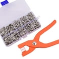 thumbnail image 2 of Snap Button Fasteners Set with Installation Tool Professional for Coat Jeans 100 Pieces, 2 of 7