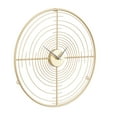 thumbnail image 6 of DecMode 20" Gold Metal Open Frame Swirl Wall Clock, 6 of 8