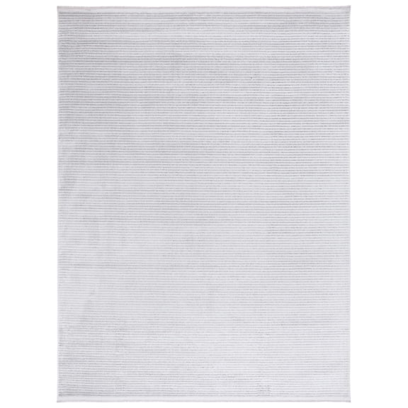 SAFAVIEH Whisper Zen Solid Area Rug, Grey/Dark Grey, 8' x 10'