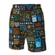 thumbnail image 4 of Balery Happy Father Day Traje de Baño Estilo Hawaiano para Hombre, Shorts de Secado Rápido con Bolsillos-XX-Large, 4 of 6