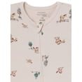 thumbnail image 6 of Modern Moments by Gerber Neutral Two-Way Zip Viscose Sleep ´N Play Footed Pajama, 2-Pack, Sizes Newborn - 24 Months, 6 of 8