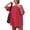 Watermelon Red, variant on Women Summer Casual Rompers Short Sleeve Backless Loose Athletic Beach Shorts Jumpsuit Gold