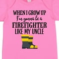 thumbnail image 4 of Inktastic Future Firefighter Like My Uncle Boys or Girls Baby Bodysuit, 4 of 5