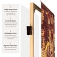 thumbnail image 4 of Oriental Furniture 6 ft. Tall Embers Canvas Room Divider - 3 Panel, 4 of 6