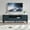 Navy, variant on FESTIVO Stylish 70-Inch TV Stand with Marble-Printed Top - Navy Blue