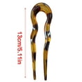 thumbnail image 5 of Acrylic U Shaped Hairpin For Women Elegant Bun Holder Secure Hair Stick For Formal Event And Daily Use, 5 of 19