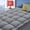 Dark Grey, variant on Full Size Mattress Topper for  , Cooling Extra Thick Mattress Pad Cover with 8-21 inch Deep Pocket, Plush Pillow Top Mattress Topper Overfilled with Down Alternative, Full Size, Dark Grey