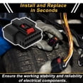 thumbnail image 3 of 1 juego de conector de enchufe hembra de 16 pines para faro para Ford, conector de terminal No.334721601, 3 of 7