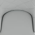 thumbnail image 6 of Contemporary Faux Leather and Metal Dining Chair Set of 2 Grey and Chrome, 6 of 10