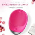 Sonic Facial Cleansing Brush, Electric Silicone Face Brush and Massager