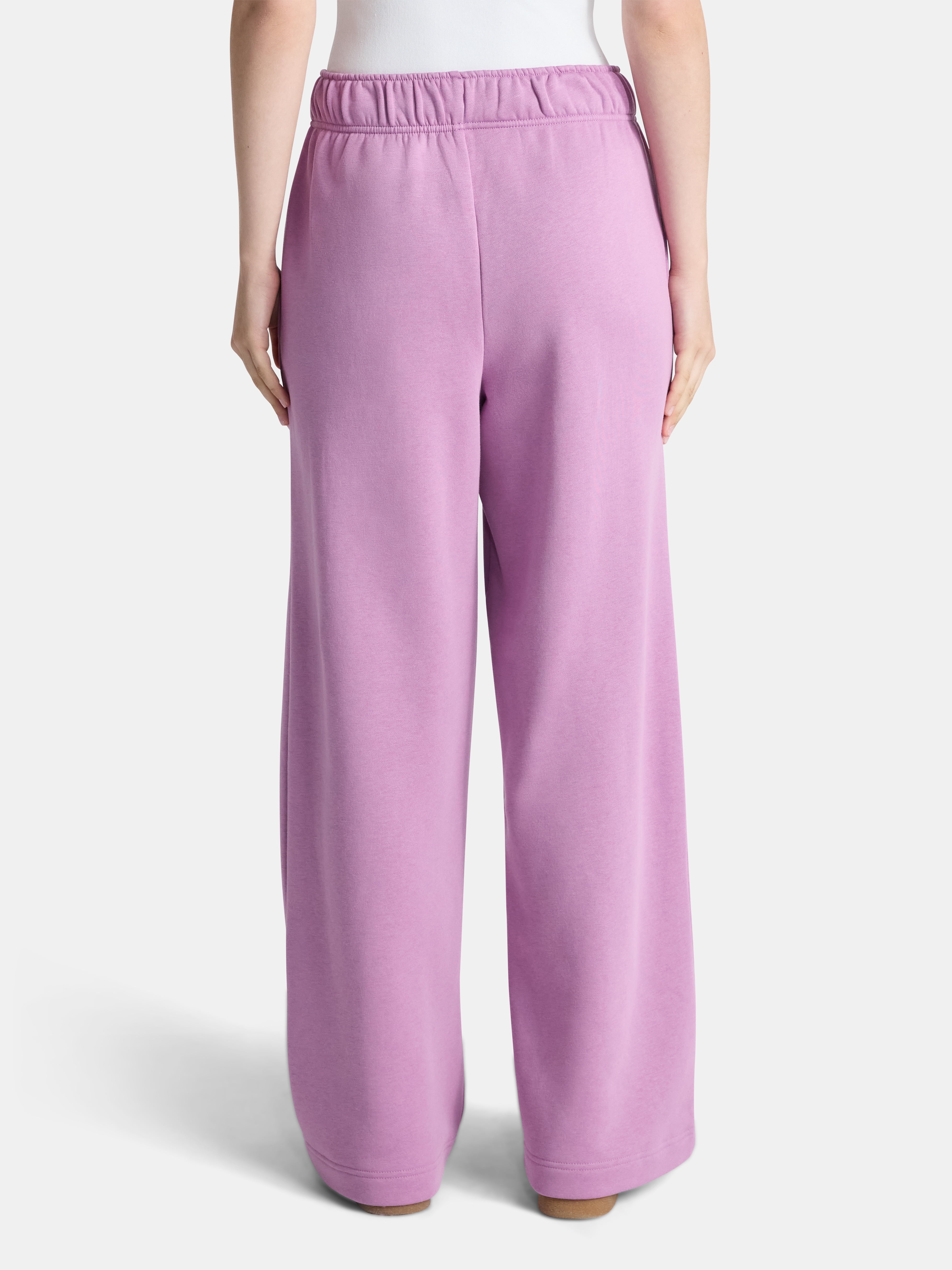 No Boundaries Soft Fleece Wide Leg Pants, 30” Inseam, 1 or 2-Pack, Women’s XXS-4X