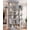 Light Gray, variant on Tree, 76-Inch Tall Heavy Duty Tower for Big Cats with Extra Wide Baseboard, Multi-Level Large Furniture with 2 Condos & 2 Hammocks, 10 Posts, Beige HCT039M