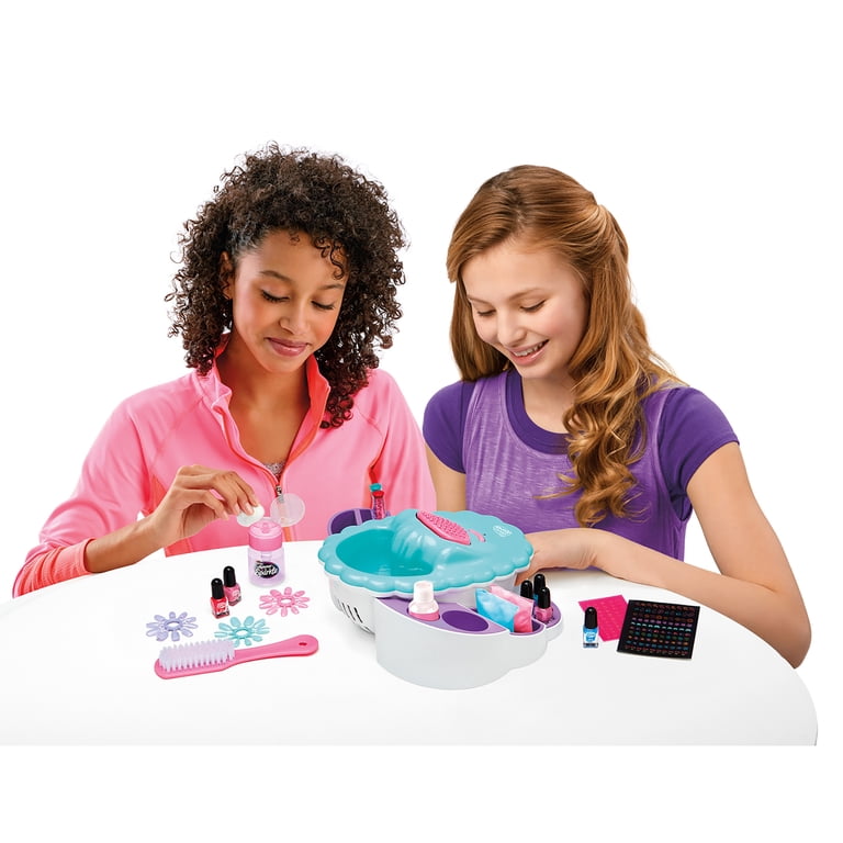 Cra-Z-Art Shimmer 'N Sparkle All-in-One Nail Spa Kit, 5-in-1, Ages