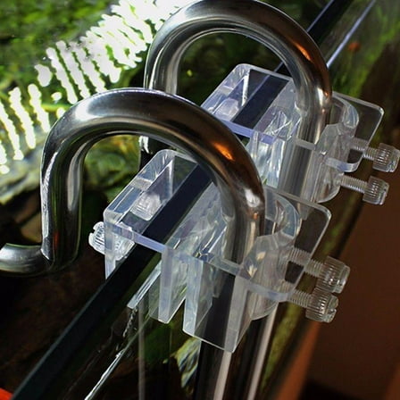 WHAMVOX Aquarium Water Holder Firmly Keeps Pipes in Place for Clean Aquarium 2 Pieces