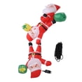 thumbnail image 2 of Papá Inflable De 8.2 Pies, Muñeco De Nieve Inflable De Navidad, Decoración Al Aire Libre, Decoración De Navidad Colgante Con Luz LED Para Césped Al Aire Libre, Entrada, 2 of 7