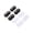 typeD, variant on No Drill Self Adhesive Swivel Caster Roller 4 Count Mini Universal Moving Wheel Sticky On Base for Storage Bin Drawer Small Cabinet Household Light Furniture Transport