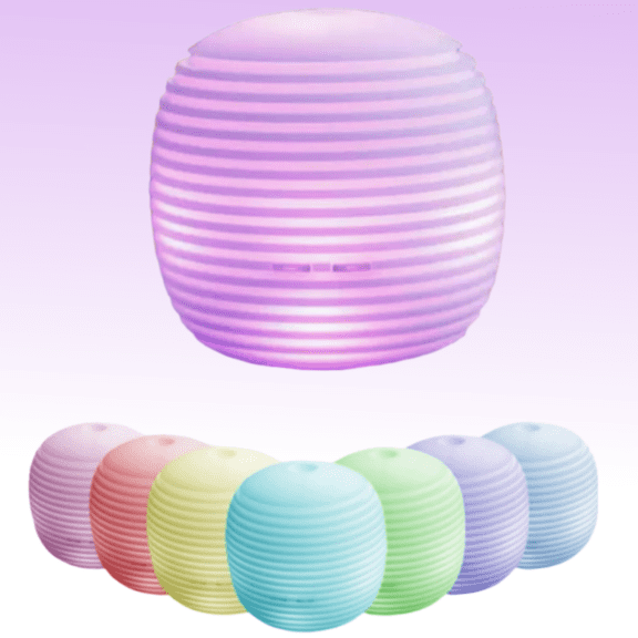 100ml Cute Mini Lantern Humidifier Aromatherapy Diffuser For Essential Oils Lamp with 7 Soothing Colors