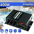 thumbnail image 1 of Sound Speaker,​400W 2x200W Stereo HiFi Bluetooth EDR Audio LED Amplifiers Car Home Subwoofer Audio Amplifier Power Packed Performance, 1 of 5