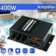 thumbnail image 1 of Amplificador de audio estéreo HiFi de 400 W y 2 x 200 W para coche, hogar, subwoofer, altavoz de sonido, Bluetooth, EDR, audio, LED, diseño de amplificadores., 1 of 6