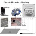 thumbnail image 5 of Manual Underfloor Heating Thermostats 220v 16a, Electric Underfloor Heating Controller Mechanical Room Thermostat With Floor Sensor Probe 1pc, 5 of 5