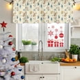 thumbnail image 6 of 2 Pack Valances for Windows, Watercolor Flowers Window Valances for Living Room/Bedroom/Bathroom, Farmhouse Wild Floral Plants Light Filtering Kitchen Curtain Valance Window Treatment 60"W x18" L, 6 of 9