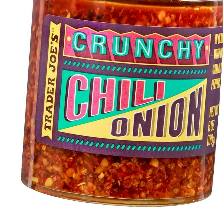 Trader Joe's, Crunchy Chili Onion, 6 Oz, Flavorful Topping