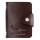 thumbnail image 5 of Qarigey Estuche para tarjetas de moda Cartera de bolsillo de cuero de imitación Bolso portatarjetas de crédito portátil Tarjetero marrón 2piezas Qarigey CBP056507, 5 of 6