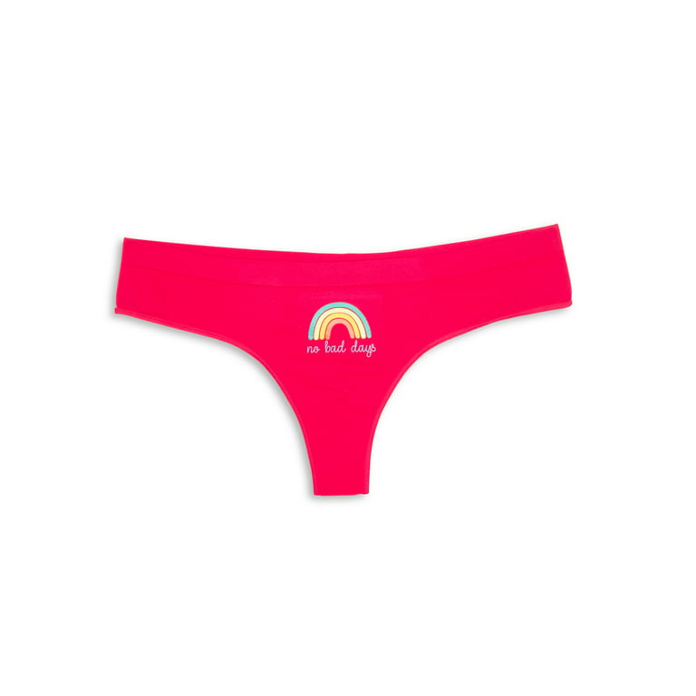 No Boundaries Thong Underwear for Women Seamless Thongs For