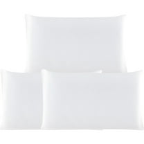 3 Pack 19 Momme Smooth Mulberry Silk Pillow Case Cover, King, Snow White
