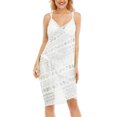 thumbnail image 6 of SAYFUT Swimsuit Cover Ups for Women Beach Wrap Dresses Sexy Backless Lace Hollowed-Out Plus Size Skirt Swimwear Bikini Cover-ups, 6 of 8