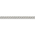 thumbnail image 2 of Auriga Fine Jewelry 925 Sterling Silver 4.5mm Curb Chain Bracelet 8 inch for Women, 2 of 7