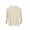 Beige, variant on Ruyang Cute Shirts for Girls Ruffle Tops Baby Plain Long Sleeve Thermal Tshirts Soft Cotton Fall Winter Pullover Tee