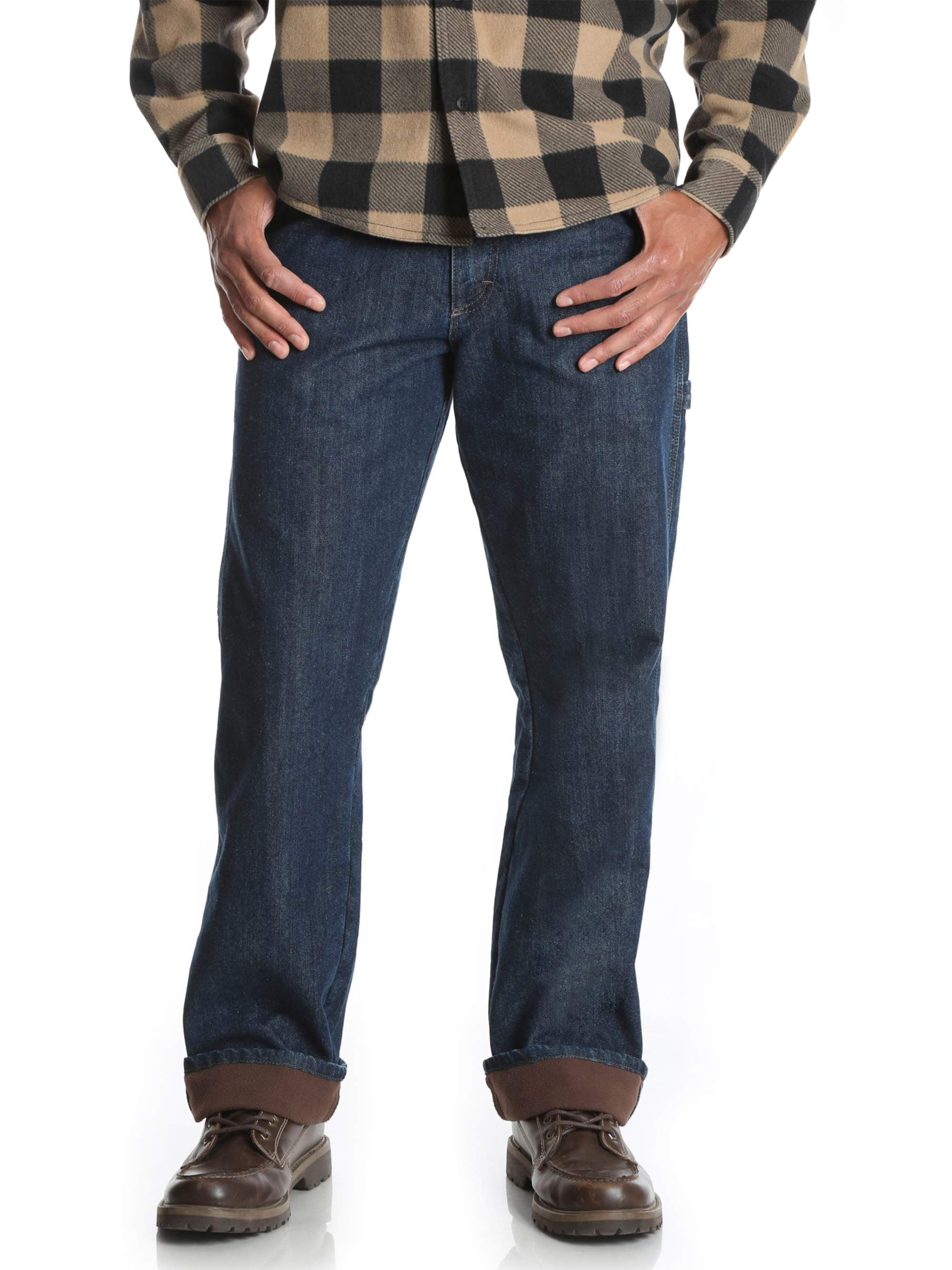 wrangler lined jeans