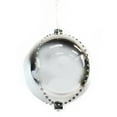thumbnail image 2 of Alpine Corporation Glowing Ball Ornament with LED Lights, Silver, 2 of 3