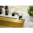 thumbnail image 4 of Kingston Brass SD7600MB Curved Nozzle Metal Soap/Lotion Dispenser, Matte Black, 4 of 5