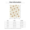 thumbnail image 4 of Throw Blanket for Couch Sofa and Bed, Cute Banana Monkey Super Soft Plush Throw Blanket, Fuzzy Cuteness Comfy Warm Washable Flannel Blanket & Throws for All Season 40"x30", 4 of 5