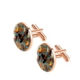 thumbnail image 2 of Thanksgiving Hat Stylish Steel Cufflink Sets for Men, for Formal Attire, Made of Stainless Steel, Ideal for Shirt Cufflinks, 2 of 6