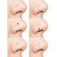 thumbnail image 4 of Body Jewelry Women's Stainless Steel 316L 20G Nose and Hoop Set, 6 Pack, 4 of 7