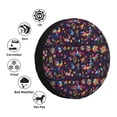 thumbnail image 2 of Kdxio Mexican Flowers Birds for Tire Cover Wheel Protectors Tyre Covers Weatherproof Wheel Covers Universal Fit for Trailer Rv SUV Truck Camper Travel Trailers 17 inch, 2 of 5