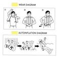 thumbnail image 4 of Inflatable Adult Water Sports Swimming Fishing Survival Jacket, 4 of 7