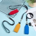 thumbnail image 4 of 3Pcs 3 Colors Floating Neoprene Keychain Red Blue Orange Waterproof Floatable Boat Alloy Ring Fob Key Chain with Lanyards, 4 of 7