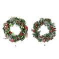 thumbnail image 3 of Toystoory Guirnalda de Navidad Piña artificial Bayas rojas Colgando Puerta delantera Ventana Decoraciones Merry Garland Decoración para el hogar para Kits de decoración para fiestas 45CM Toystoory HA069501-02, 3 of 6
