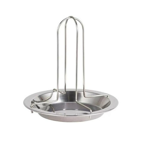 

Roast Chicken Holder Steel Upright Roaster Rack BBQ Grilled Stand .T1Y2 E6K3